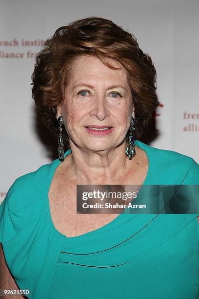 Marie Monique Steckel - President of AIAF, attends the 2009 French Institute Alliance Francaise Trophee des Arts Gala at The Plaza Hotel on November...