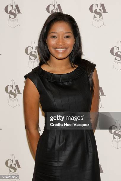 Keke Palmer attends the Casting Society Of America's 25th Annual Artios Awards at Hyatt Regency Century Plaza on November 2, 2009 in Century City,...