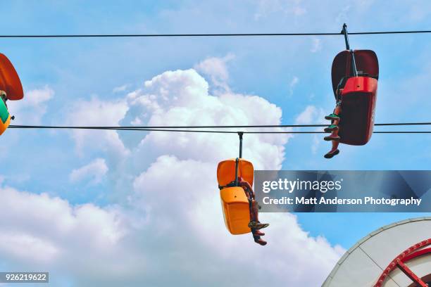 state fair chair lift horizontal - milwaukee wisconsin ストックフォトと画像