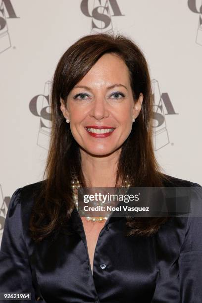 Allison Janney attends the Casting Society Of America's 25th Annual Artios Awards at Hyatt Regency Century Plaza on November 2, 2009 in Century City,...