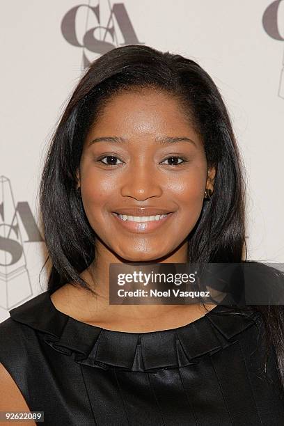 Keke Palmer attends the Casting Society Of America's 25th Annual Artios Awards at Hyatt Regency Century Plaza on November 2, 2009 in Century City,...