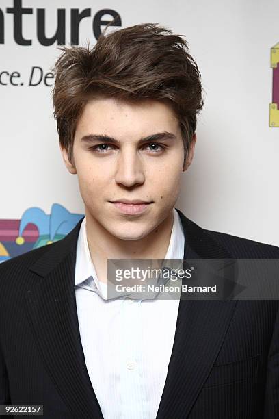 Actor Nolan Gerard Funk attends the Only Make Believe 10th Anniversary after party at Sardi's on November 2, 2009 in New York City.