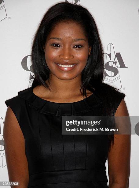 Actress Keke Palmer attends the Casting Society of America's 25th Artios Awards at the Hyatt Regency Century Plaza Hotel on November 2, 2009 in Los...