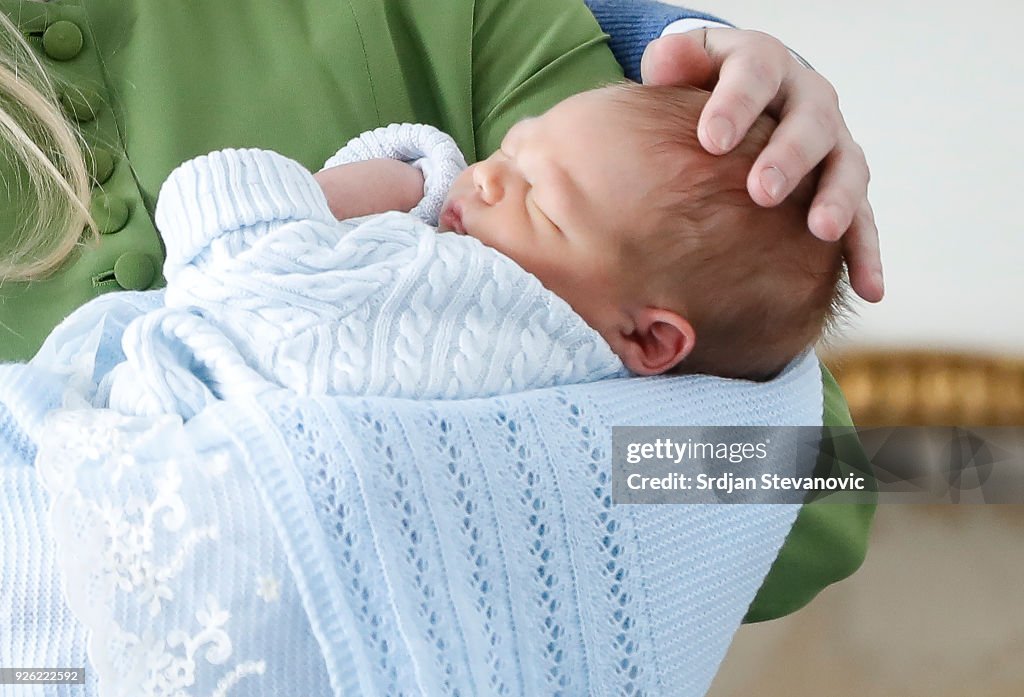 Prince Philip Of Serbia And Wife Danica Marinkovic Present Newborn Son Stefan In Belgrade