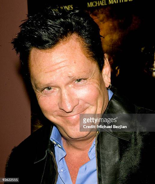 Actor Michael Madsen attends "The Bleeding" Premiere at Laemmle Sunset 5 Theatre on November 2, 2009 in West Hollywood, California.