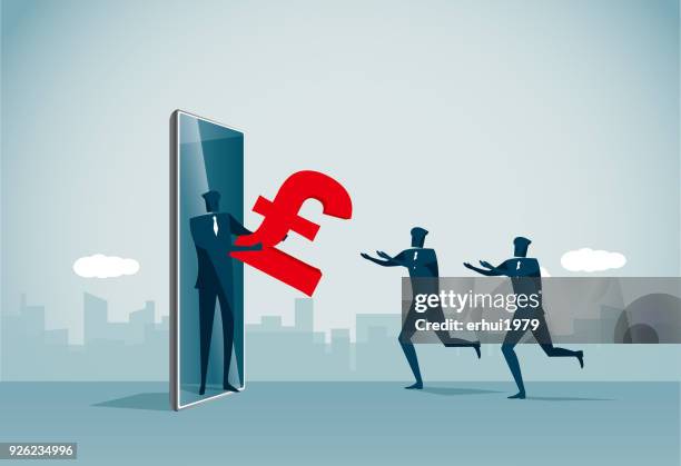 support - pound note stock illustrations