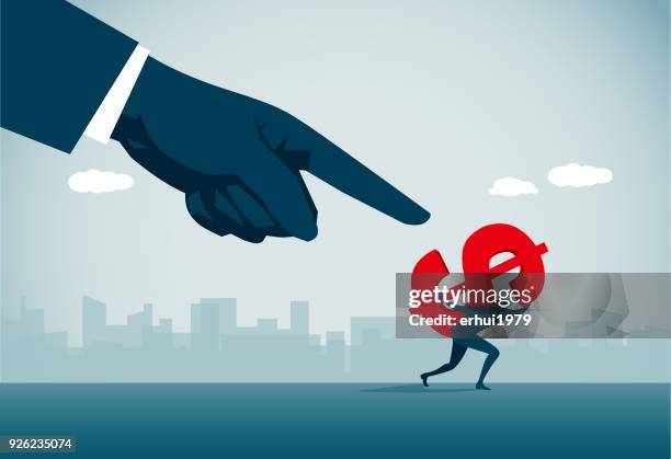 ilustraciones, imágenes clip art, dibujos animados e iconos de stock de sobrecargado - maltrato emocional