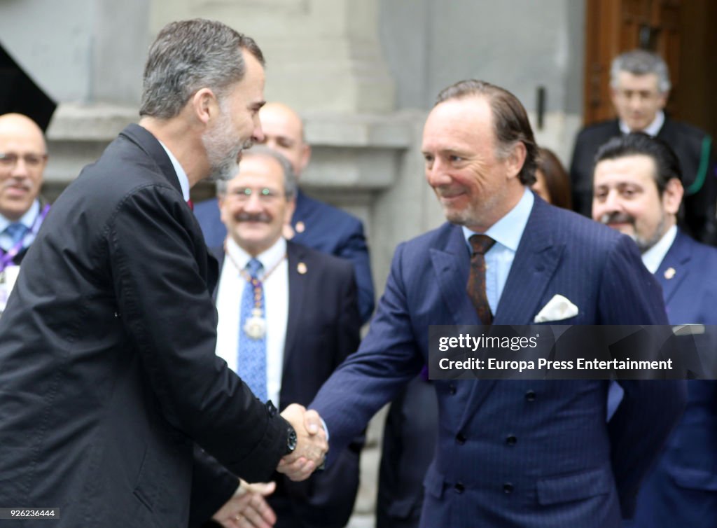 King Felipe of Spain Attends The Traditional Thanksgiving To Medinaceli's Christ