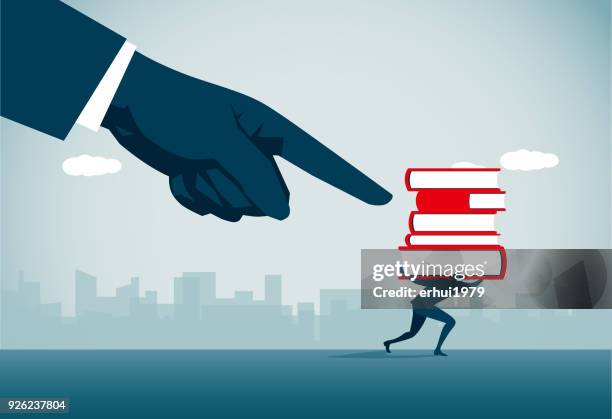 blame - exploitation stock illustrations