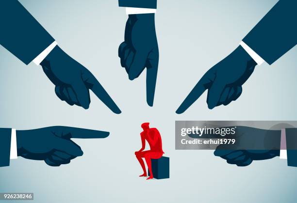 ilustrações de stock, clip art, desenhos animados e ícones de pointing - cliente irritado