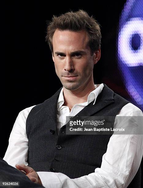 Joseph Fiennes attends the "Summer Press Tour" Panel Event hosted by Disney ABC Television Group at the Langham Hotel on August 8, 2009 in Pasadena,...