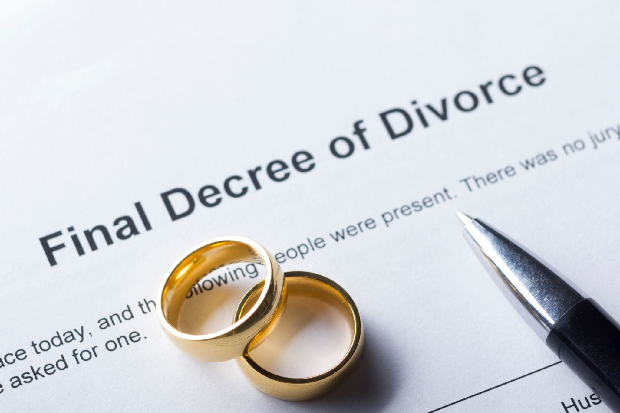 divorce papers