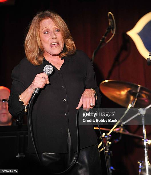 Lesley Gore performs at Rockers on Broadway: Celebrating The 60's at B.B. King Blues Club & Grill on November 2, 2009 in New York City.