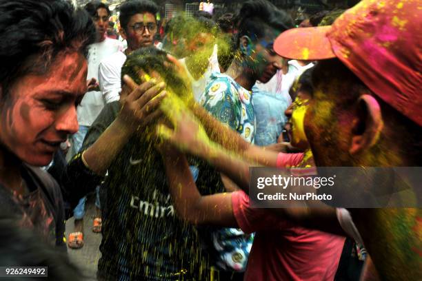 The Dol Purnima , a festival of colors of Hindu community was celebrated on Thursday 01 March 2018 across Bangladesh with due religious favor and...