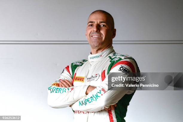 Driver Rui Aguas is seen during the Kaspersky International Driving Academy At Cremona Circuit on February 22, 2018 in Cremona, Italy. Guests invited...