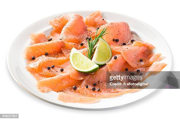salmon - rökt lax bildbanksfoton och bilder