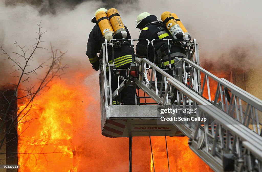 Fire Scorches Berlin Apartment