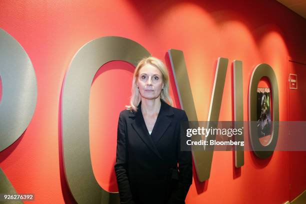Kati Levoranta, chief executive officer of Rovio Entertainment Oyj, poses for a photograph at the company's headquarters in Espoo, Finland, on...