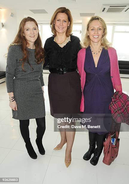 Sam Baker, Editor-in-chief of Red Magazine, Sarah Brown and Carrie Longton attend the Red's Hot Women Awards in association with euphoria Calvin...