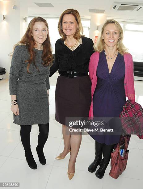 Sam Baker, Editor-in-chief of Red Magazine, Sarah Brown and Carrie Longton attend the Red's Hot Women Awards in association with euphoria Calvin...