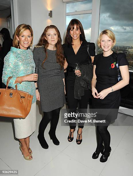 Andrea Catherwood, Sam Baker, Andrea McLean and Joanna Page attend the Red's Hot Women Awards in association with euphoria Calvin Klein, at Altitude...