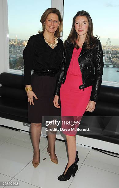 Sarah Brown and Jools Oliver attend the Red's Hot Women Awards in association with euphoria Calvin Klein, at Altitude 360, Millbank Tower on November...