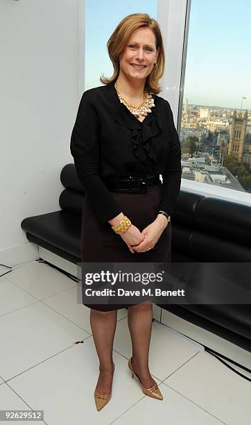 Sarah Brown attends the Red's Hot Women Awards in association with euphoria Calvin Klein, at Altitude 360, Millbank Tower on November 3, 2009 in...