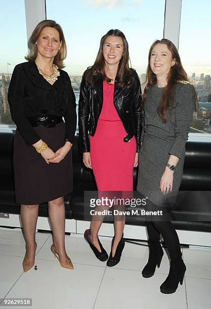 Sarah Brown, Jools Oliver and Sam Baker attend the Red's Hot Women Awards in association with euphoria Calvin Klein, at Altitude 360, Millbank Tower...