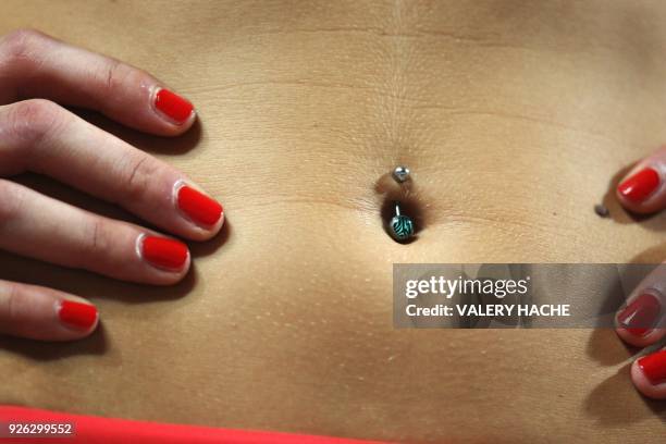 Croatia's Blanka Vlasic puts her hands on her waist during the women's high jump final at the "Bird's Nest" National Stadium during the 2008 Beijing...