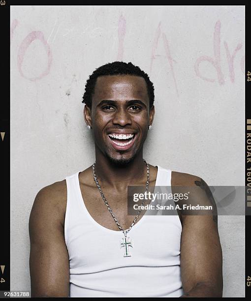 Baseball player Jose Reyes poses at a portrait session for ESPN The Magazine in 2007 in the Dominican Republic.