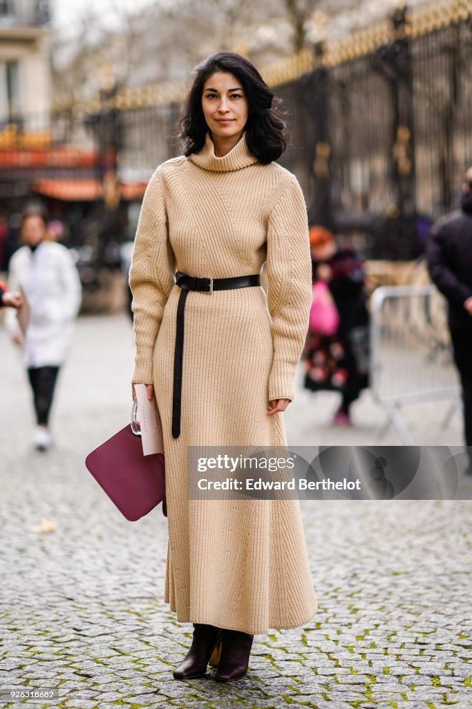 Nina Ricci : Outside Arrivals - Paris Fashion Week Womenswear Fall/Winter 2018/2019