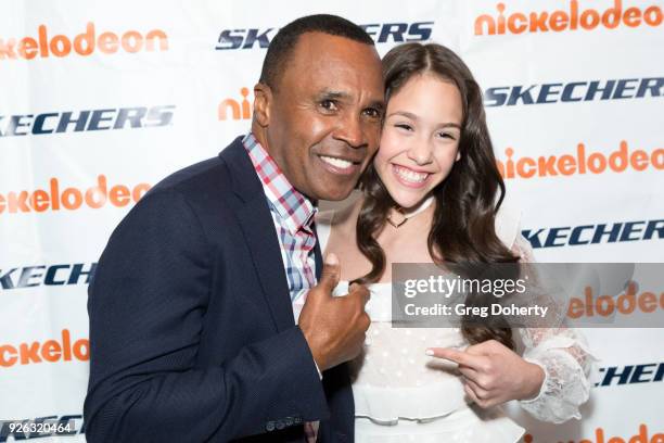 Sugar Ray Leonard and Diana Pombo attend the 9th Annual SKECHERS Pier To Pier Friendship Walk Evening Of Celebration And Check Presentation at Shade...