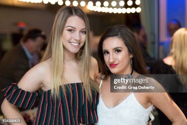 Olivia Ooms and Savvy G attend the 9th Annual SKECHERS Pier To Pier Friendship Walk Evening Of Celebration And Check Presentation at Shade Hotel on...