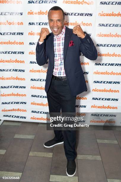 Sugar Ray Leonard attends the 9th Annual SKECHERS Pier To Pier Friendship Walk Evening Of Celebration And Check Presentation at Shade Hotel on March...