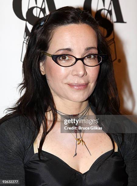 Janeane Garofalo poses at the 25th Annual Artios Awards at The Times Center on November 2, 2009 in New York City.