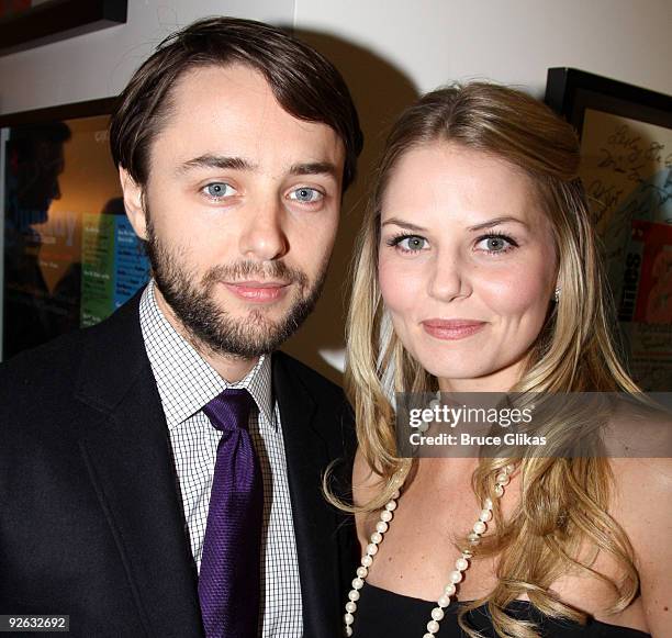 Vincent Kartheiser and Jennifer Morrison pose at the 25th Annual Artios Awards at The Times Center on November 2, 2009 in New York City.