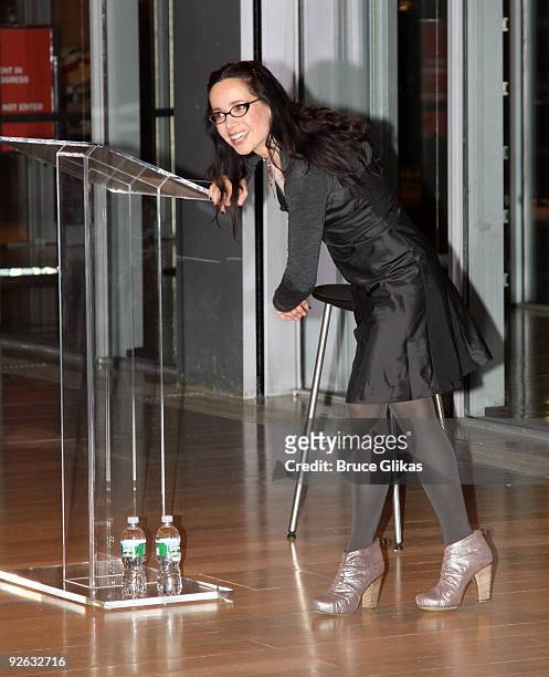Janeane Garofalo at the 25th Annual Artios Awards at The Times Center on November 2, 2009 in New York City.