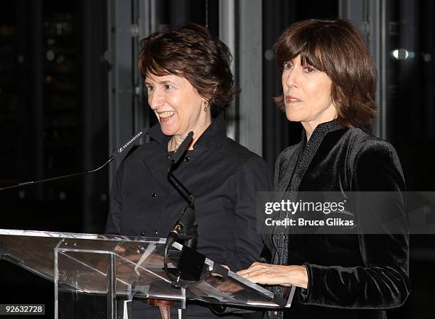 Delia Ephron and Nora Ephron at the 25th Annual Artios Awards at The Times Center on November 2, 2009 in New York City.