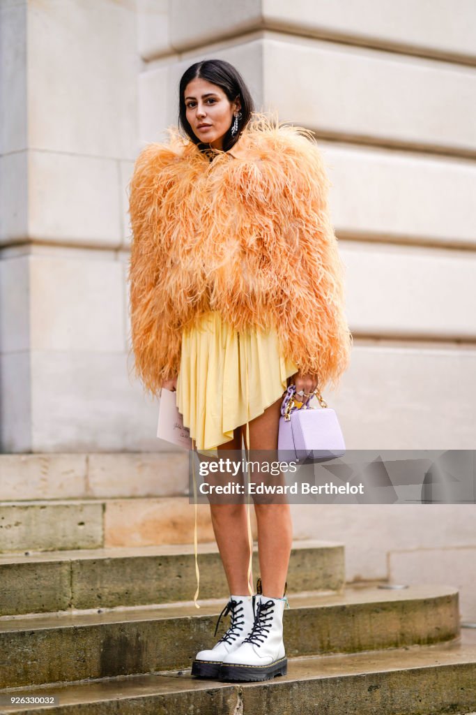 Nina Ricci : Outside Arrivals - Paris Fashion Week Womenswear Fall/Winter 2018/2019