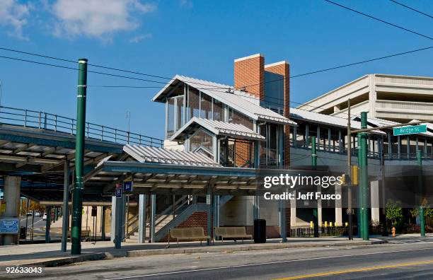 Station sits empty at the Frankford Transportation Center on November 3, 2009 in Philadelphia, Pennsylvania. TWU Local 234 Union unexpectedly walked...