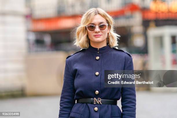 Anne Laure Mais "Adenorah", attends the Nina Ricci show as part of the Paris Fashion Week Womenswear Fall/Winter 2018/2019 on March 2, 2018 in Paris,...