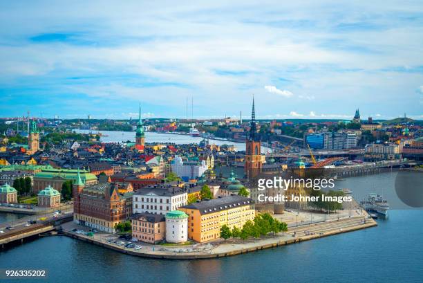stockholm cityscape - stockholm stock pictures, royalty-free photos & images
