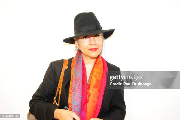 Jackie Modeste attends Joe Overstreet, Innovation of Flight: Paintings 1967-1972 at Eric Firestone Gallery on March 1, 2018 in New York City.