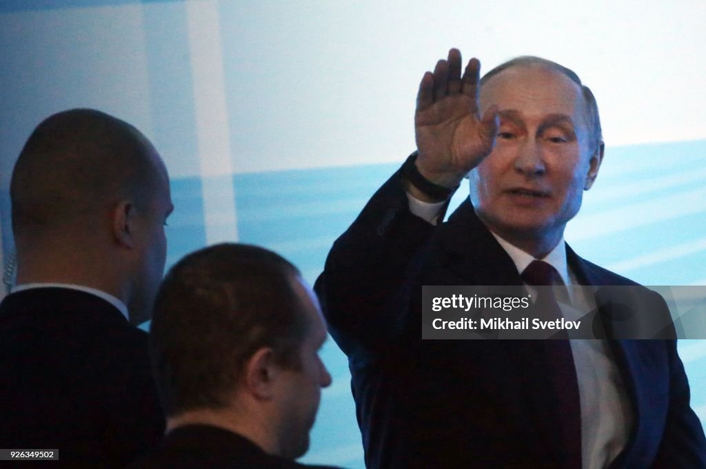 Russian President Vladimir Putin visits Kaliningrad enclave