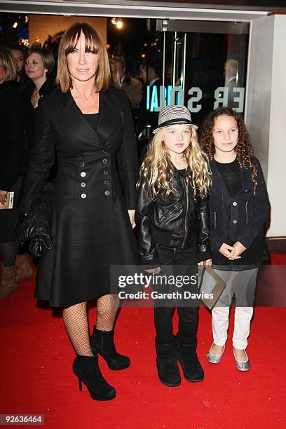 Meg Matthews attends the world premiere of Disney's 'A Christmas Carol' held at the Odeon Leicester Square on November 3, 2009 in London, England.