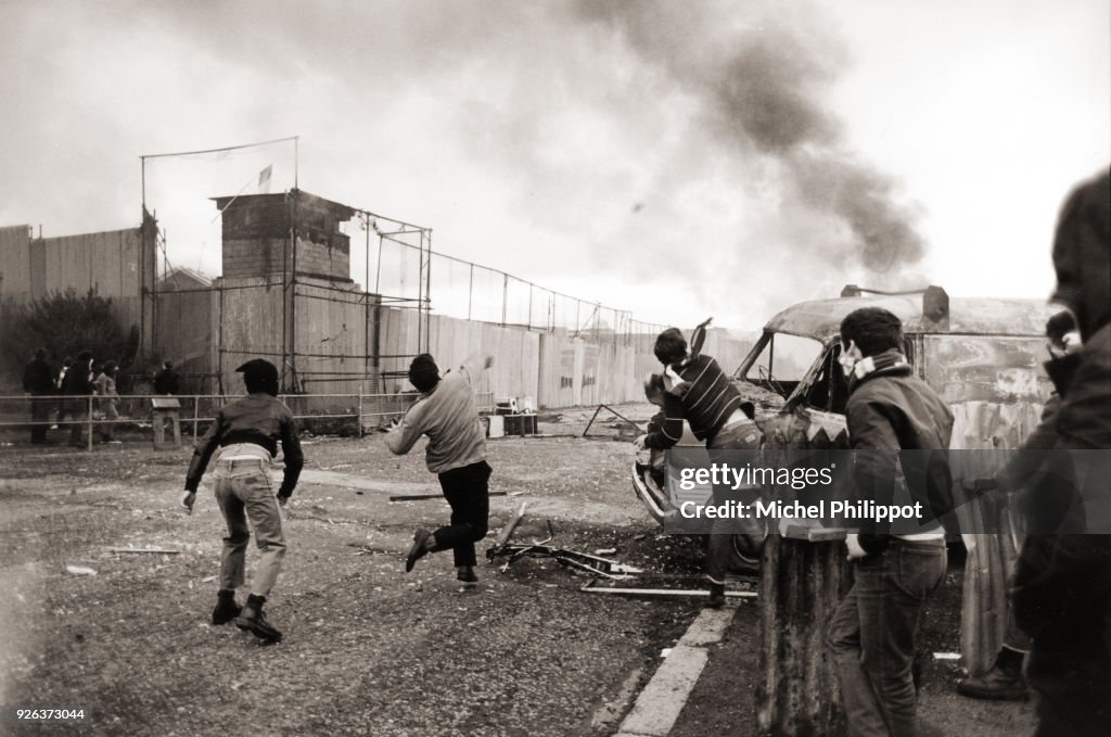 Riots in Belfast after the Death of Bobby Sands
