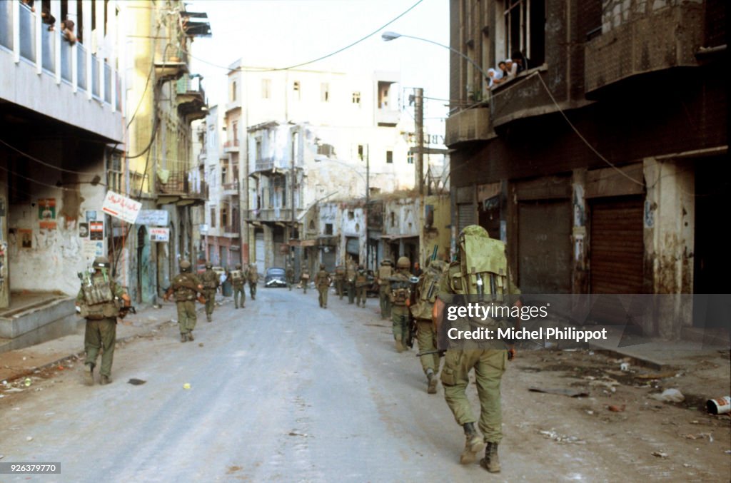 Israeli Troops in West Beirut