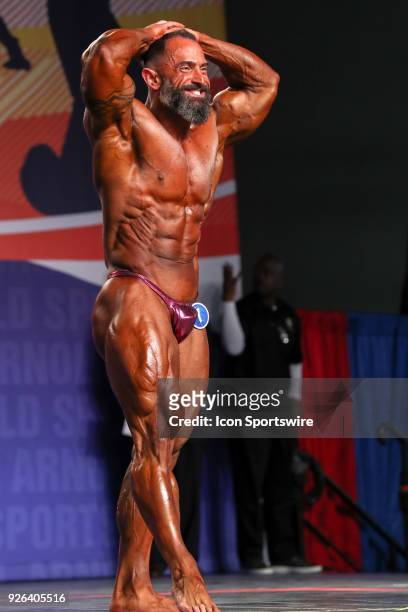 Gaetano Cisternino Jr. Competes in the Arnold Classic 212 as part of the Arnold Sports Festival on March 2 at the Greater Columbus Convention Center...