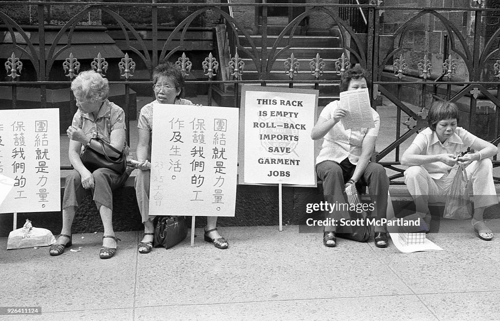Ladies Garment Workers Union Rally, Chinatown Protests 1983