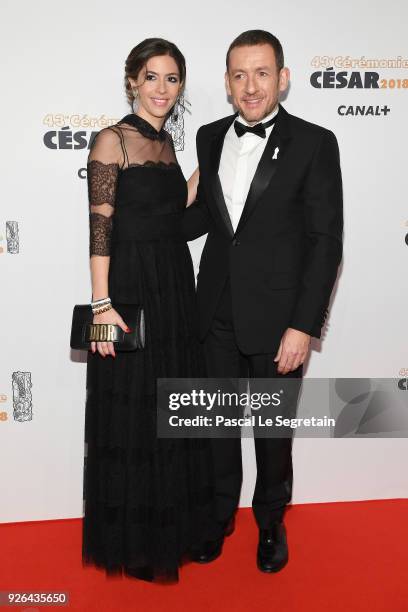 Dany Boon and Yael Harris arrive at the Cesar Film Awards 2018 at Salle Pleyel on March 2, 2018 in Paris, France.